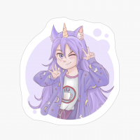 Anime Girl Unicorn Weeaboo - Japanese Pastel Goth Otaku