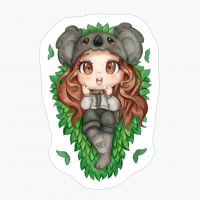 Chibi Kawaii Anime Koala Girl Weeaboo & Japanese Otaku Gift