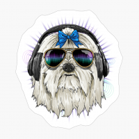 Music Maltese DJ With Headphones