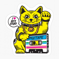 Lucky Cat Cassette Mis Tape Maneki-neko