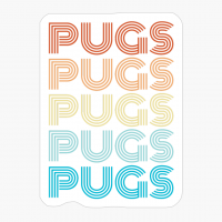 5 Color PUGS