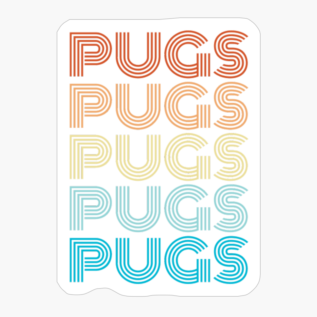 5 Color PUGS
