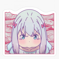 Sagiri Smug Pout Anime Aesthetic Waves