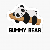 Sleeping Gummy Panda Bear