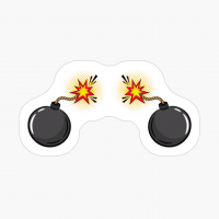Funny Pop Art Cartoon Bombs