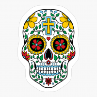 Sugar Skull - A Funny Horror Present For Halloween/dia De Los Muertos