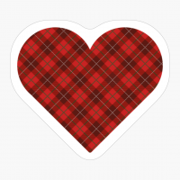 Tartan Heart - A Funny Gift For Someone Who Loves Scotland, Scottish Clan Tartan And Celtic Music