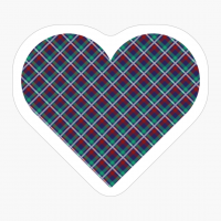 Tartan Heart - A Funny Gift For Someone Who Loves Scotland, Scottish Clan Tartan And Celtic Music