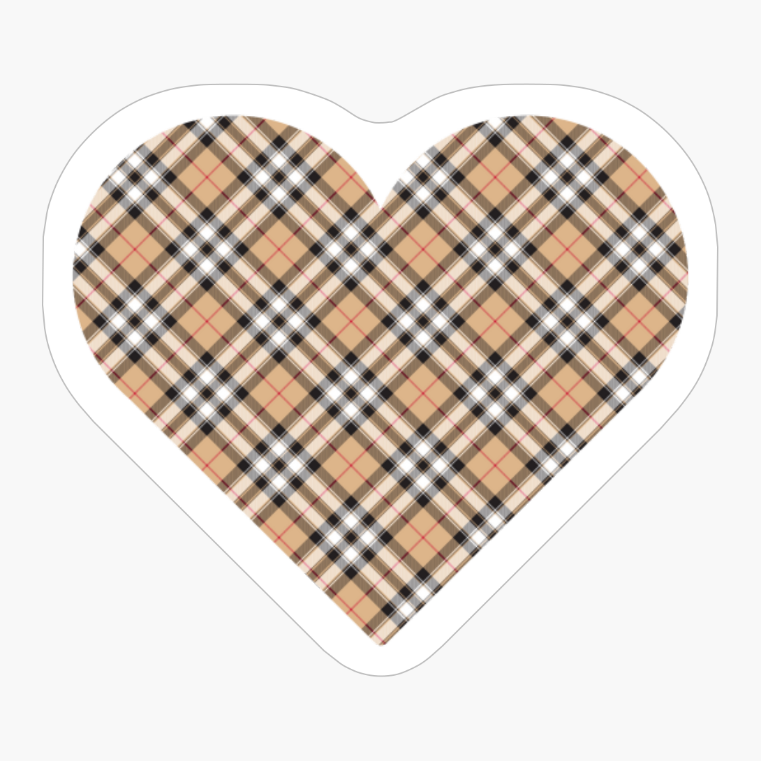 Tartan Heart - A Funny Gift For Someone Who Loves Scotland, Scottish Clan Tartan And Celtic Music