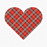 Tartan Heart - A Funny Gift For Someone Who Loves Scotland, Scottish Clan Tartan And Celtic Music