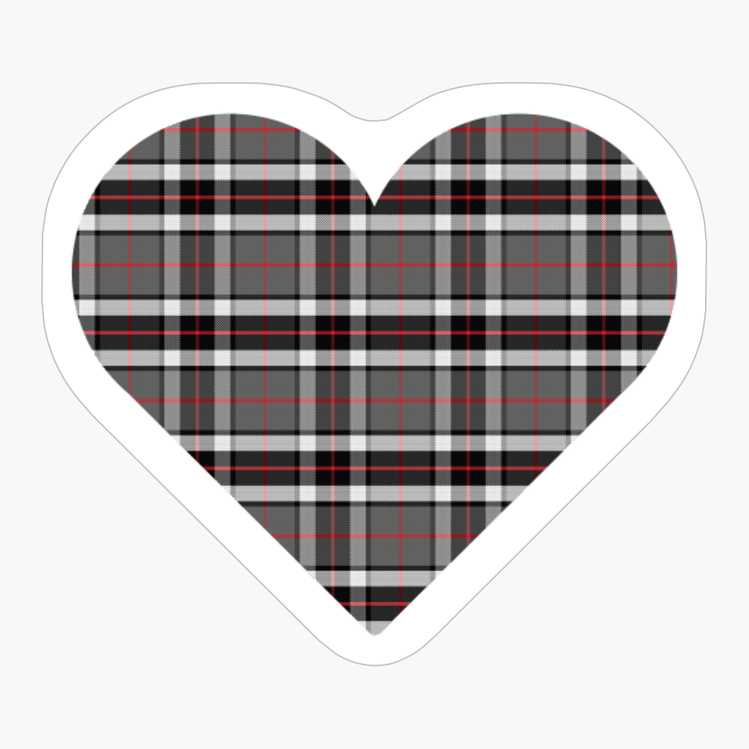 Tartan Heart - A Funny Gift For Someone Who Loves Scotland, Scottish Clan Tartan And Celtic Music