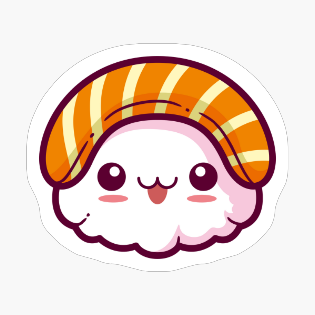 Cute Kawaii Sushi - A Funny Gift For A Sashimi And Sushi Lover