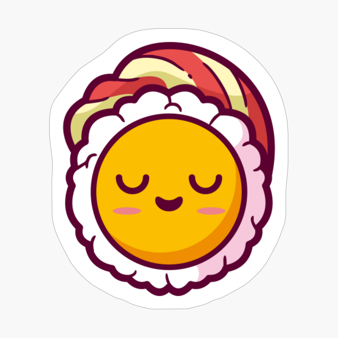 Cute Kawaii Sushi - A Funny Gift For A Sashimi And Sushi Lover