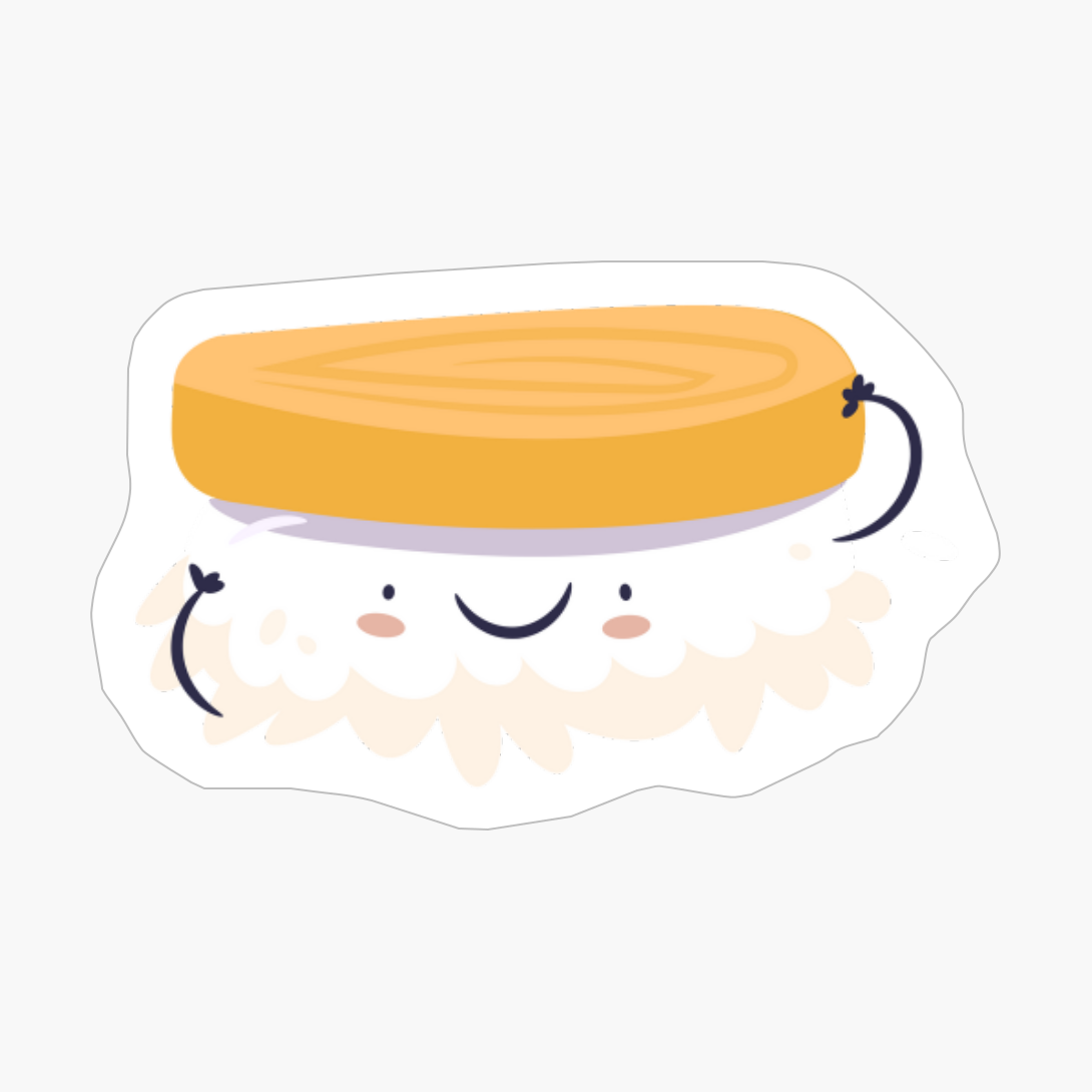 Cute Kawaii Sushi - A Funny Gift For A Sashimi And Sushi Lover