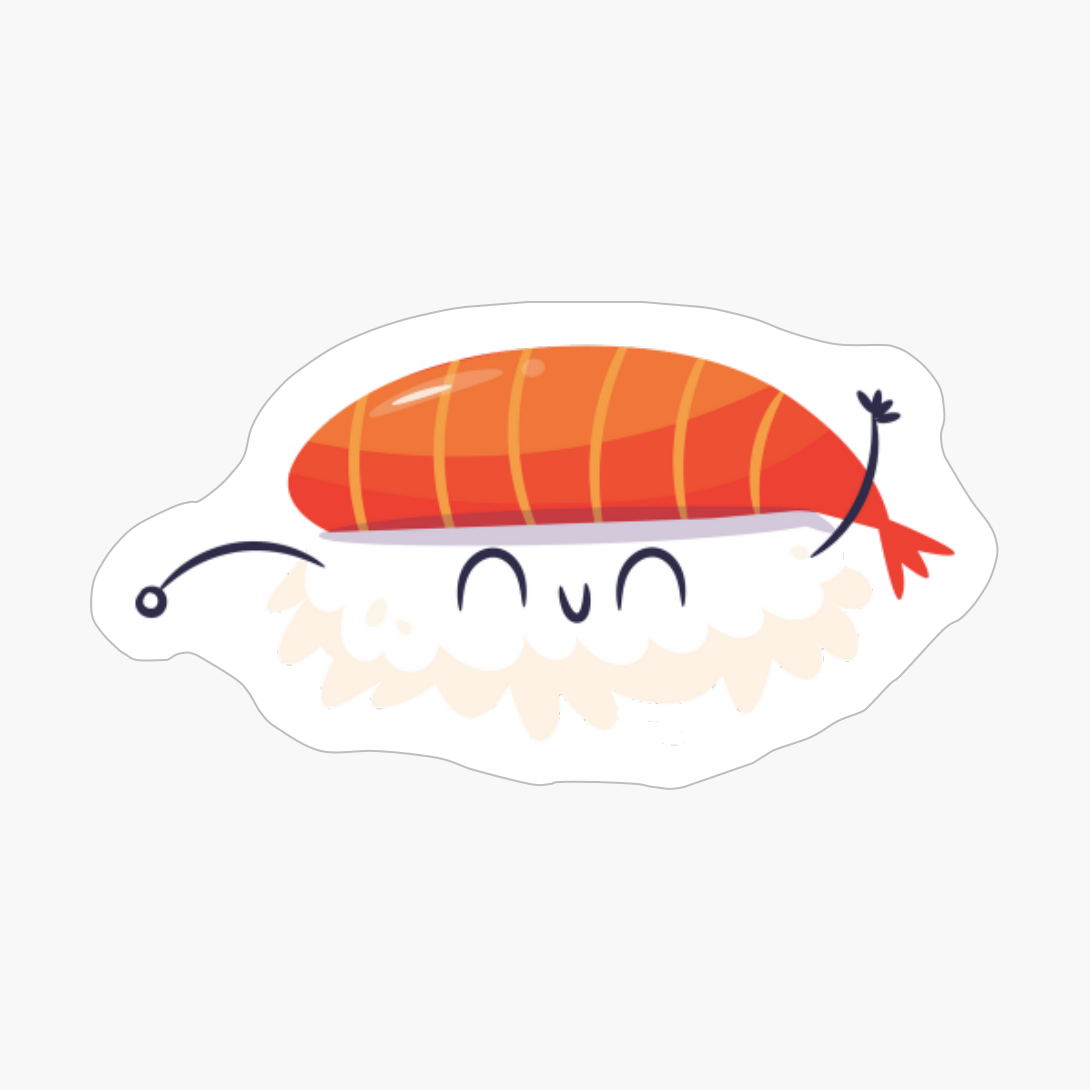Cute Kawaii Sushi - A Funny Gift For A Sashimi And Sushi Lover