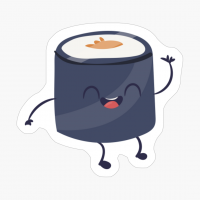 Cute Kawaii Sushi - A Funny Gift For A Sashimi And Sushi Lover