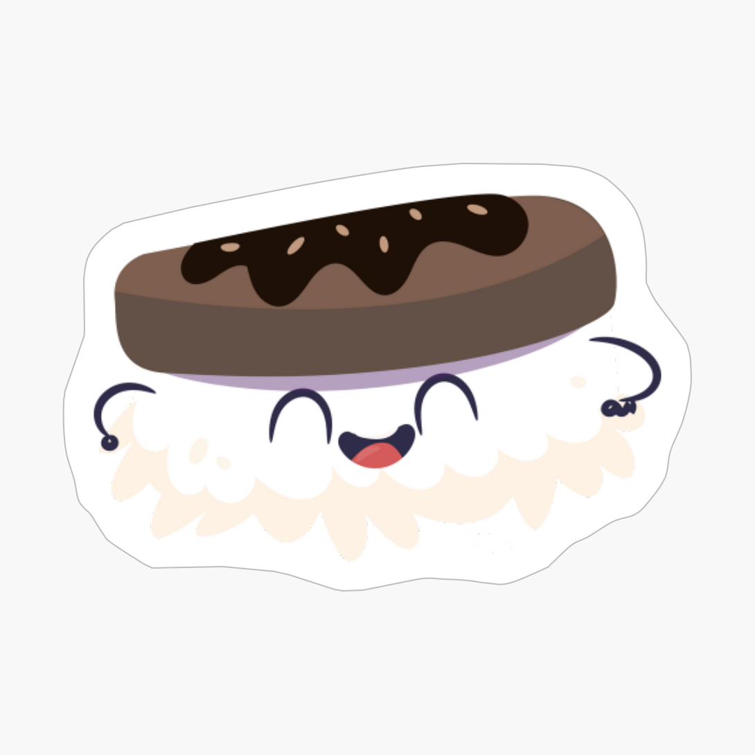 Cute Kawaii Sushi - A Funny Gift For A Sashimi And Sushi Lover