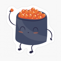 Cute Kawaii Sushi - A Funny Gift For A Sashimi And Sushi Lover