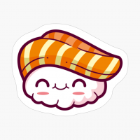 Cute Kawaii Sushi - A Funny Gift For A Sashimi And Sushi Lover