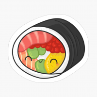 Cute Kawaii Sushi - A Funny Gift For A Sashimi And Sushi Lover