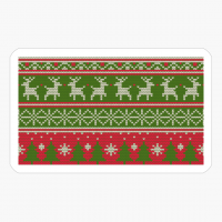 Knitted Christmas Pattern - A Scandinavian Gift For A Holly Jolly Christmas