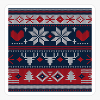 Knitted Christmas Pattern - A Scandinavian Gift For A Holly Jolly Christmas