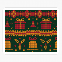 Knitted Christmas Pattern - A Scandinavian Gift For A Holly Jolly Christmas