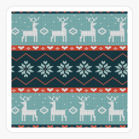 Knitted Christmas Pattern - A Scandinavian Gift For A Holly Jolly Christmas