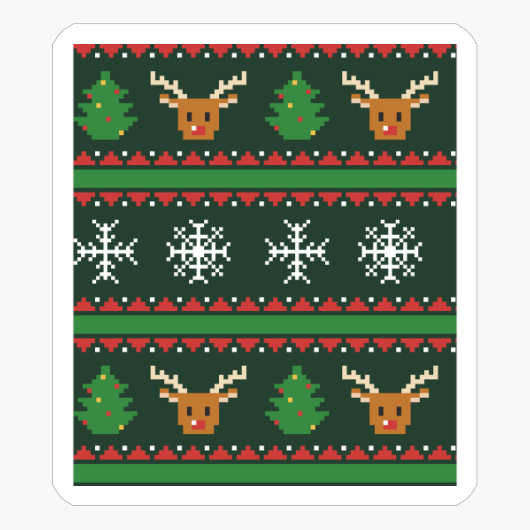 Knitted Christmas Pattern - A Scandinavian Gift For A Holly Jolly Christmas