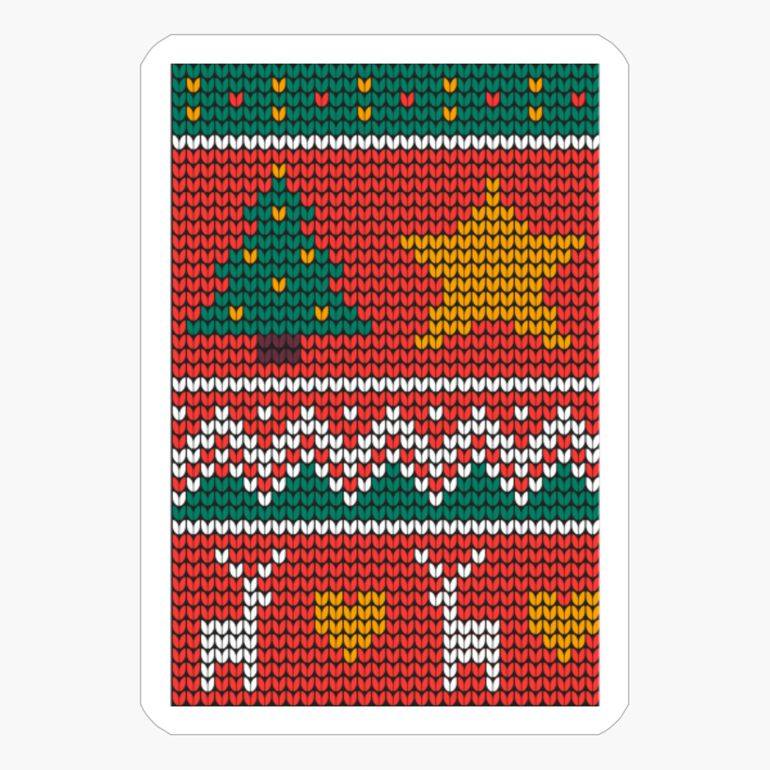 Knitted Christmas Pattern - A Scandinavian Gift For A Holly Jolly Christmas