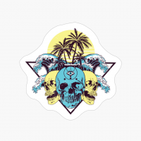 Artistic Tropical Skulls