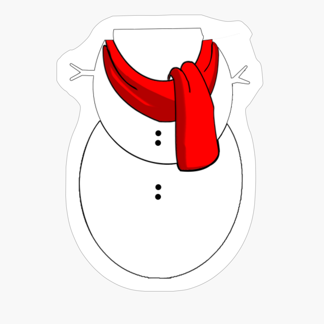 Snowman Optical Illusion