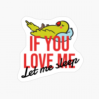 If You Love Me Let Me Sleep