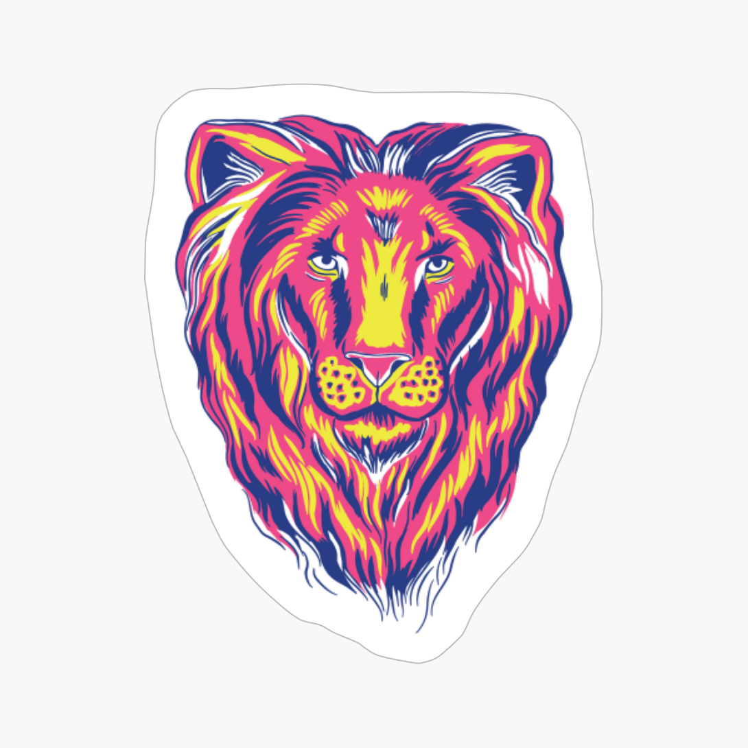 Colorful Lion