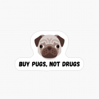 Pugs Not Drugs Funny Dog