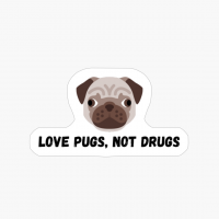 Pugs Not Drugs Funny Dog