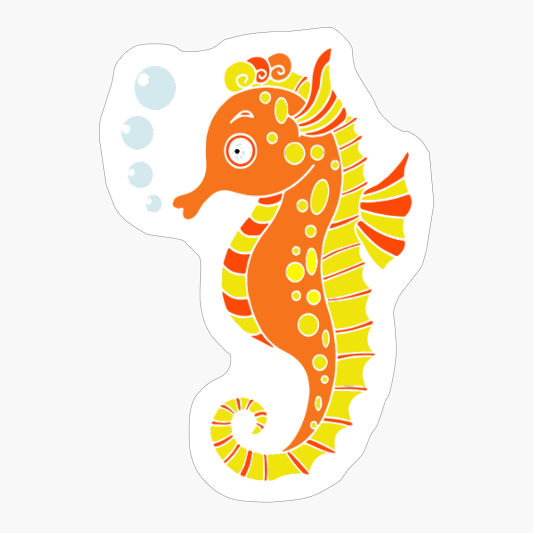 Seahorse, Cute Seahorse In The Ocean