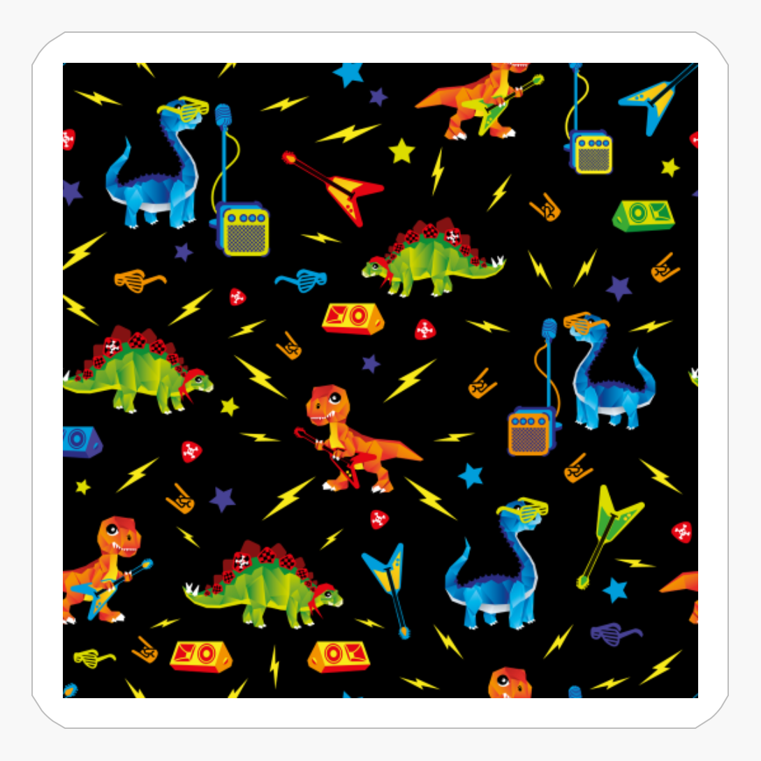 Dino Rock And Roll Rawwwr