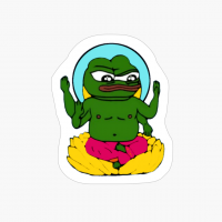 Now I Become Light Detroyer Of Dark, God Pepe The Frog, God Pepe The Frog Destroyer Of Dark