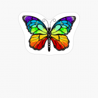 Colorful Butterfly - Cute Butterfly With Colors