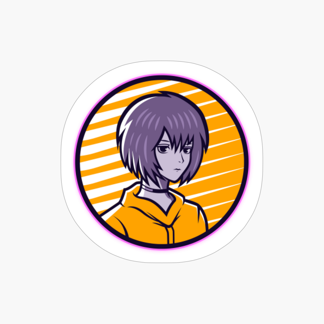 Japanese Anime Gaming Warrior - Cute