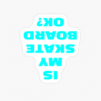 Is My Skateboard OK? Skateboarder Skater Skateboarding Okey