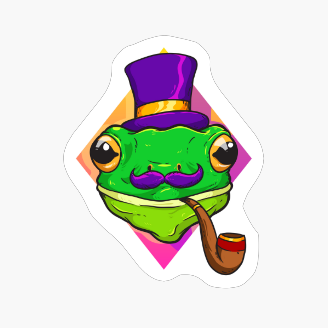 Cute Frog Hipster Frog - Frog Gifts Idea For Frog Lover