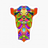 Boho Native American Mandala Camel Animal Yoga Meditation