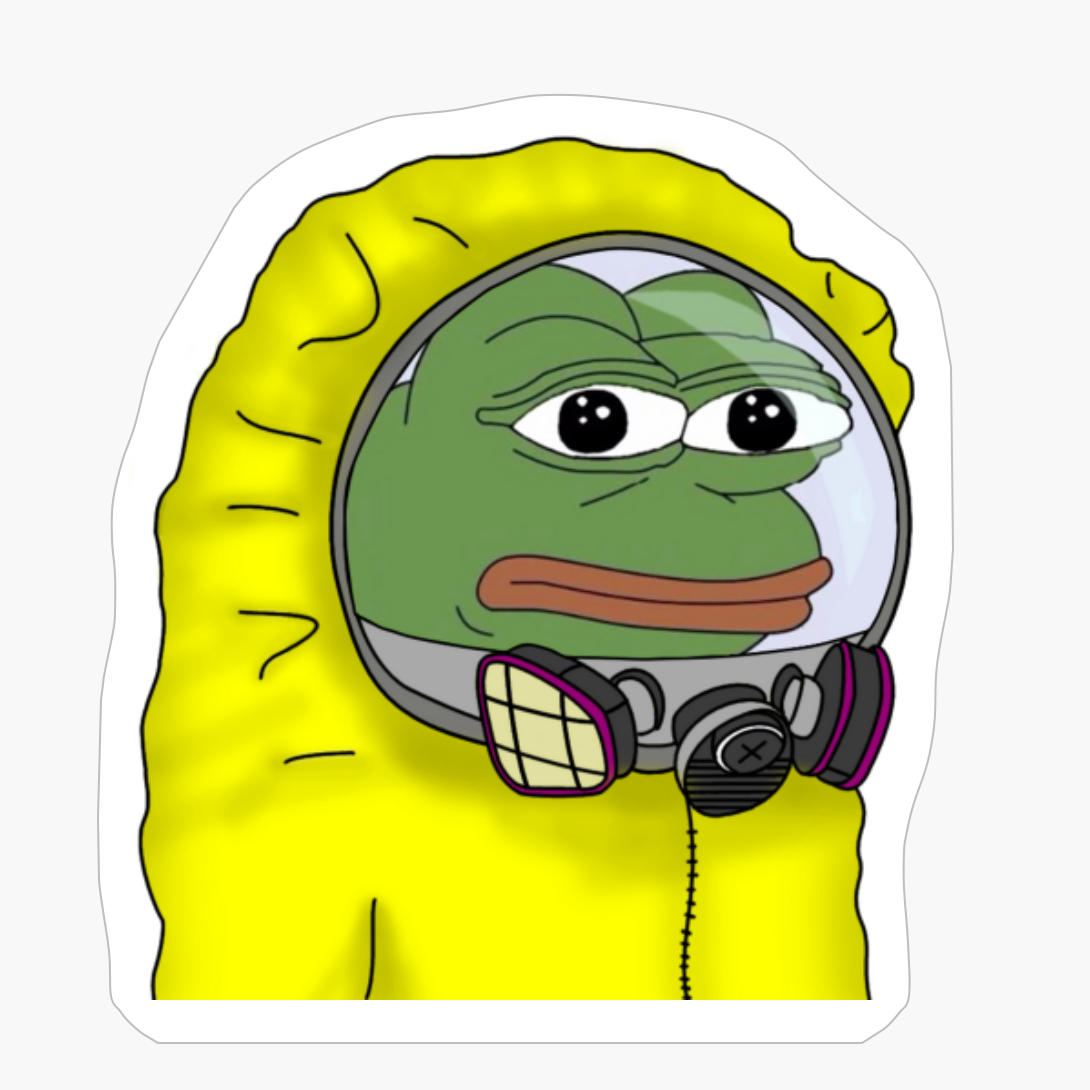 Pepe The Frog With A Mask, Pandemic Pepe The Frog, Pepe The Frog With An Anti-pollution Suit, Pepe The Frog COVID, Pepe The Frog In The Pandemic, Pepe The Frog Protects Himself