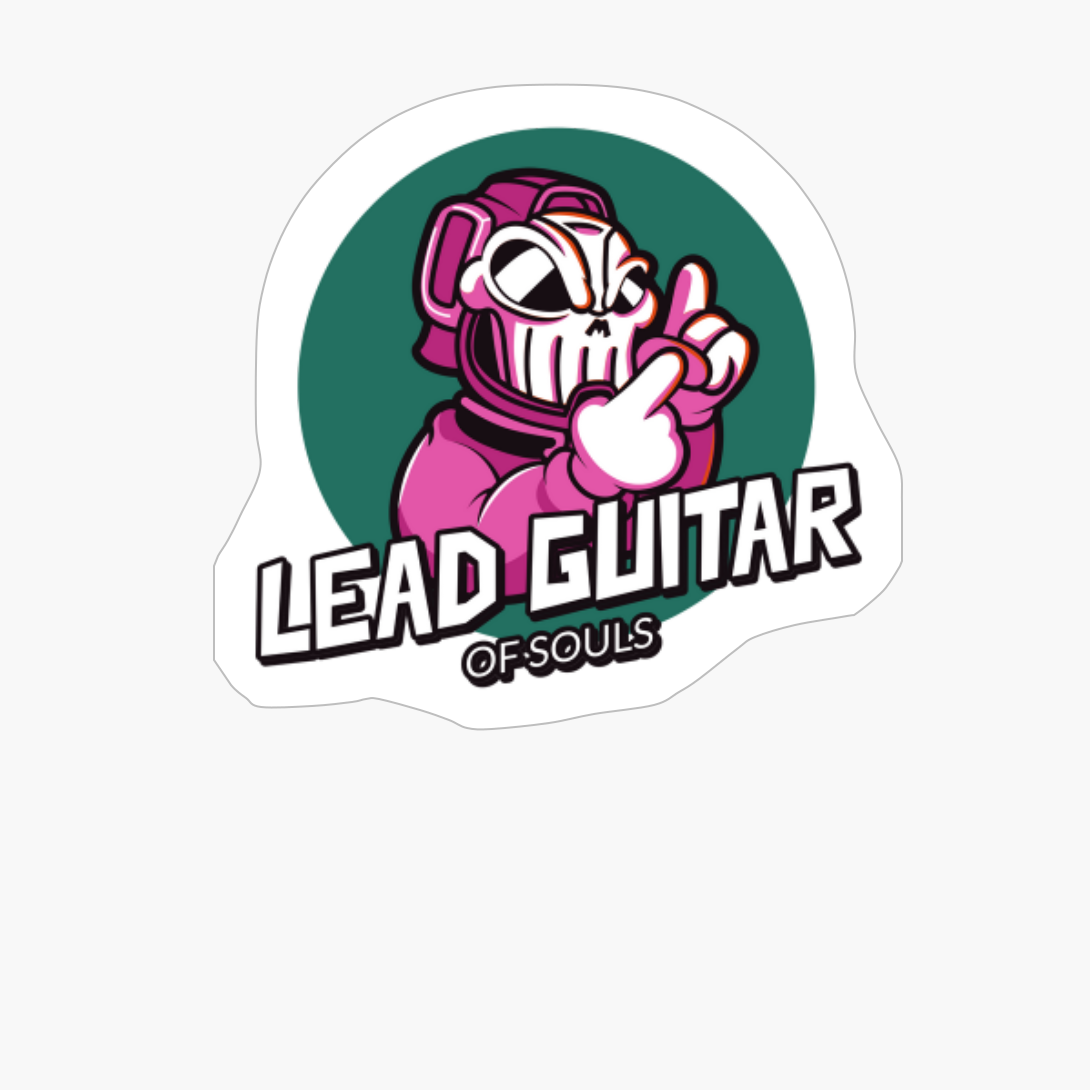 Lead Guitar Print For Electric Guitarist