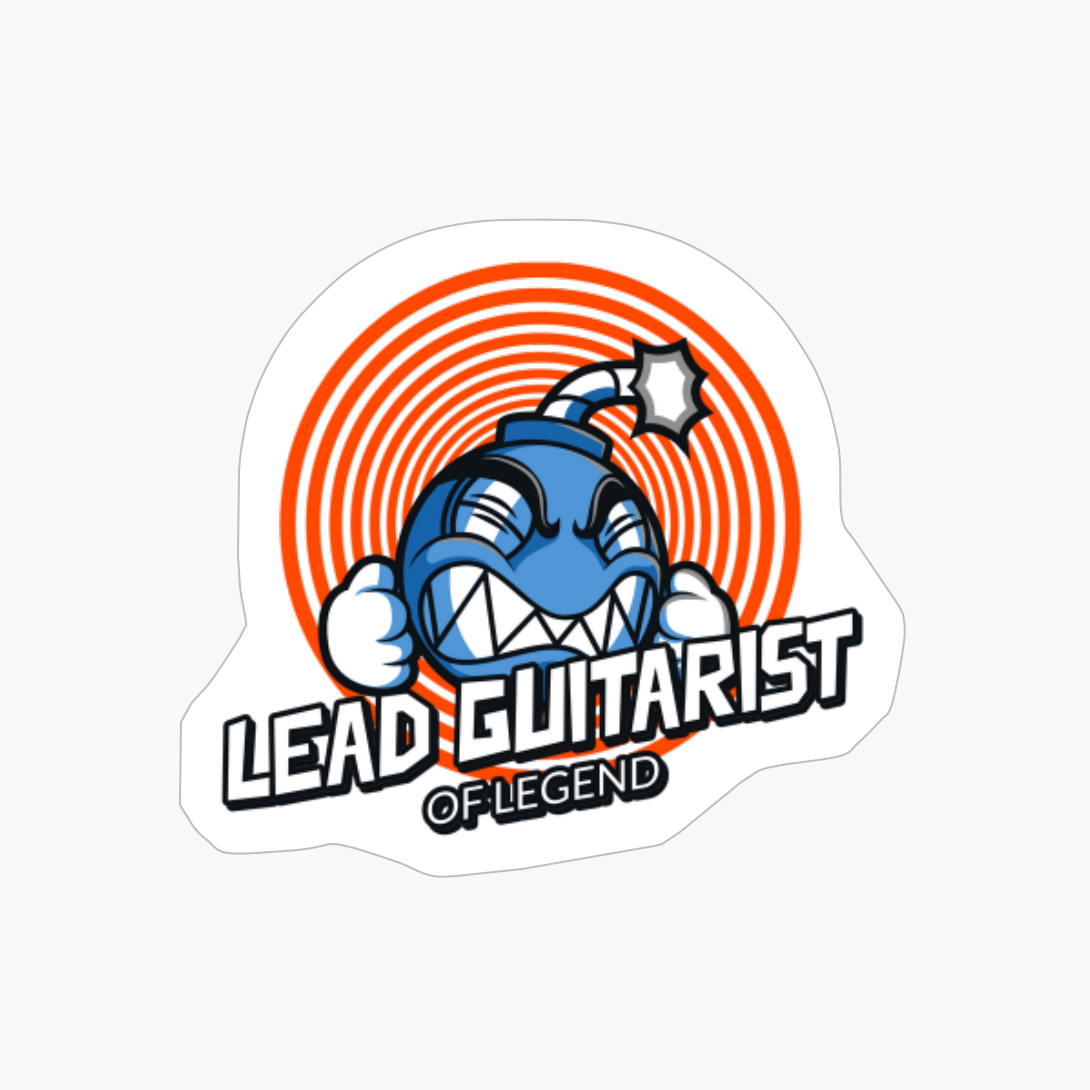 Lead Guitar Print For Electric Guitarist