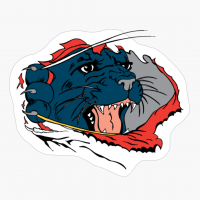 Black Panther Ripping Clothes