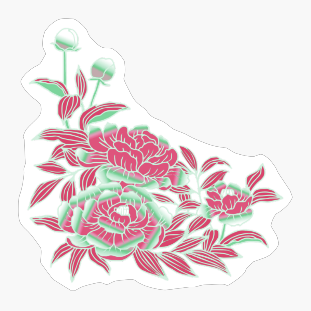 Abrosexual Pride Peony Flower Arrangement