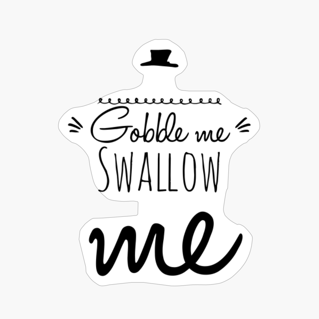 Gobble Me Happy Thanksgiving Black